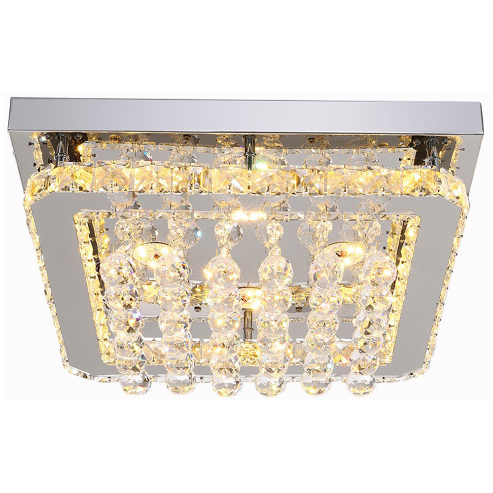 Living and Home Crystal LED Ceiling Light Fixture