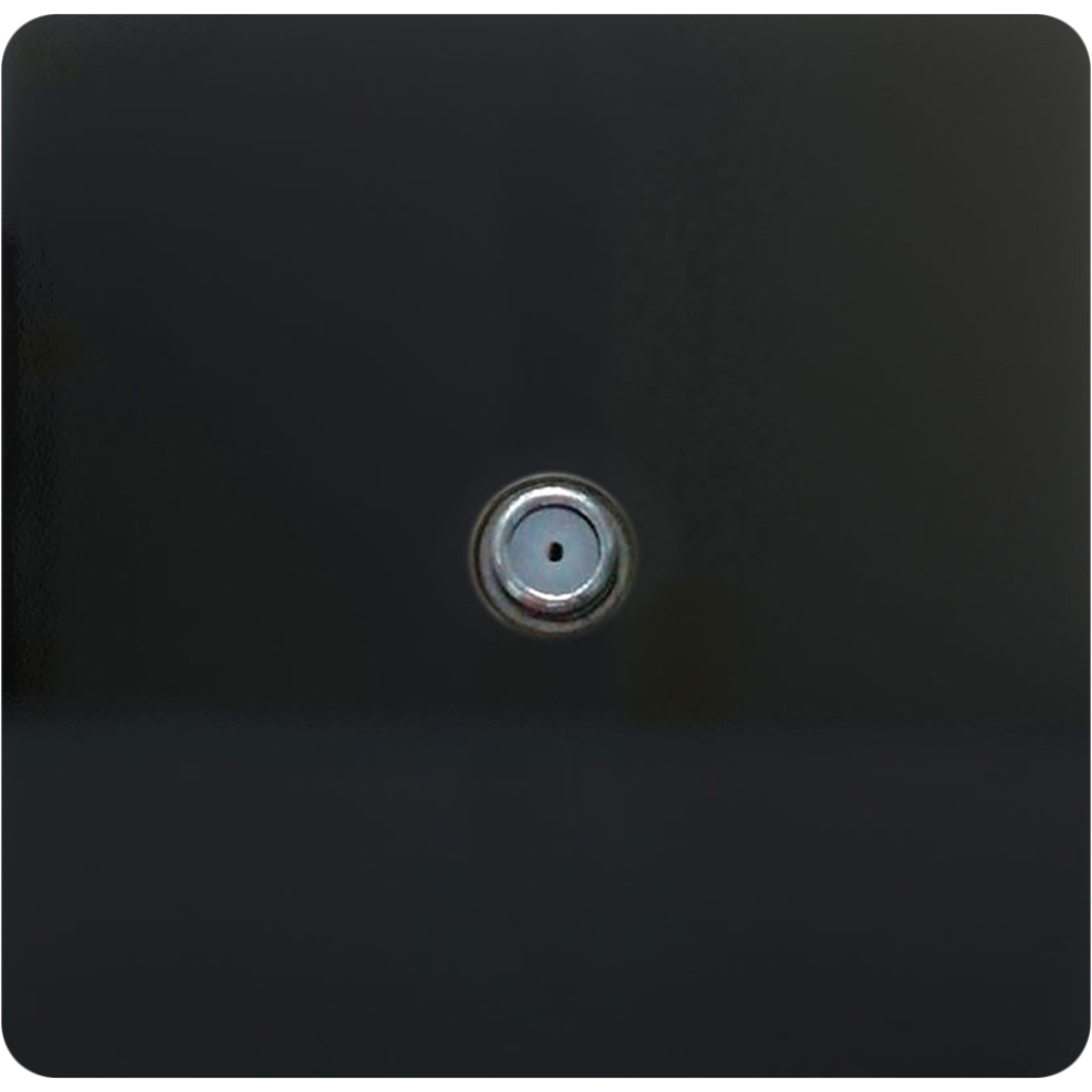 Trendi Switch 1 Gang F-Type Satellite Television Socket Piano Black