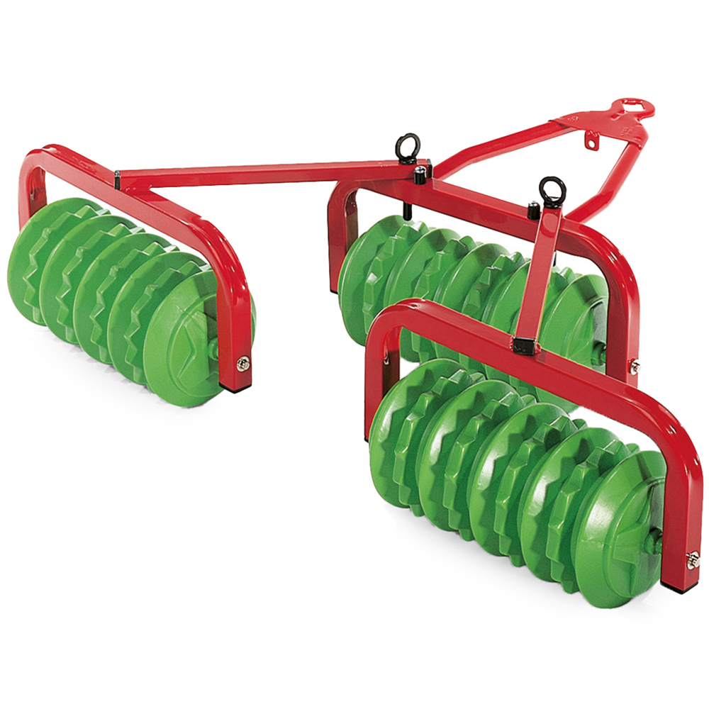 Rolly Toys Green Triple Cambridge Roller - Plastic - New - Kids Toy