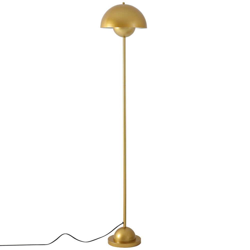 Living and Home Gold Decorative Floor Lamp