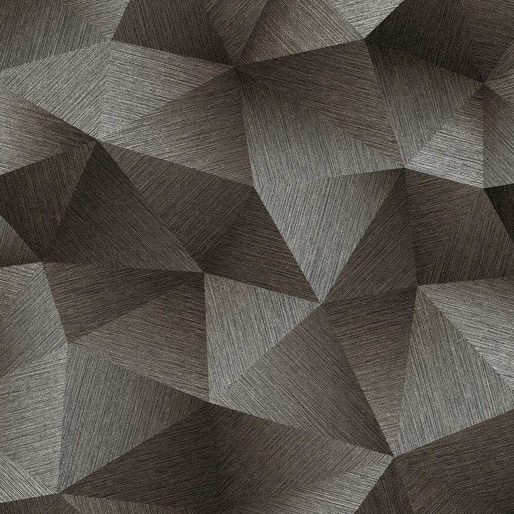 Erismann Designer Luxury 3D Diamond Brown Wallpaper