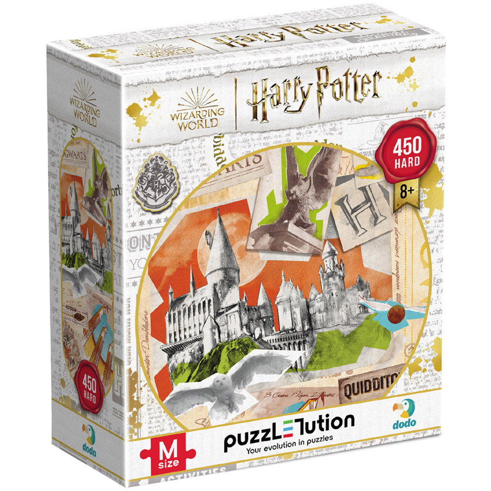 Dodo Medium Harry Potter Hogwarts School and Quidditch Field Hard 450 Piece Puzzle