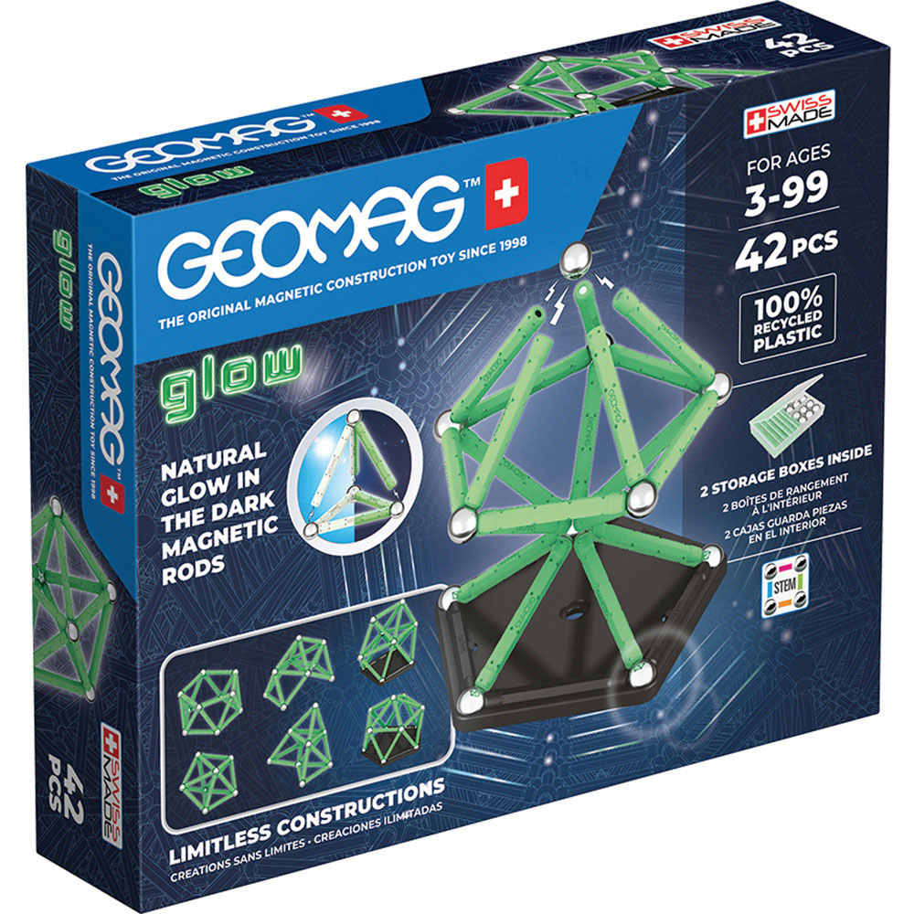 Geomag Glow Recycled Set 42 Piece