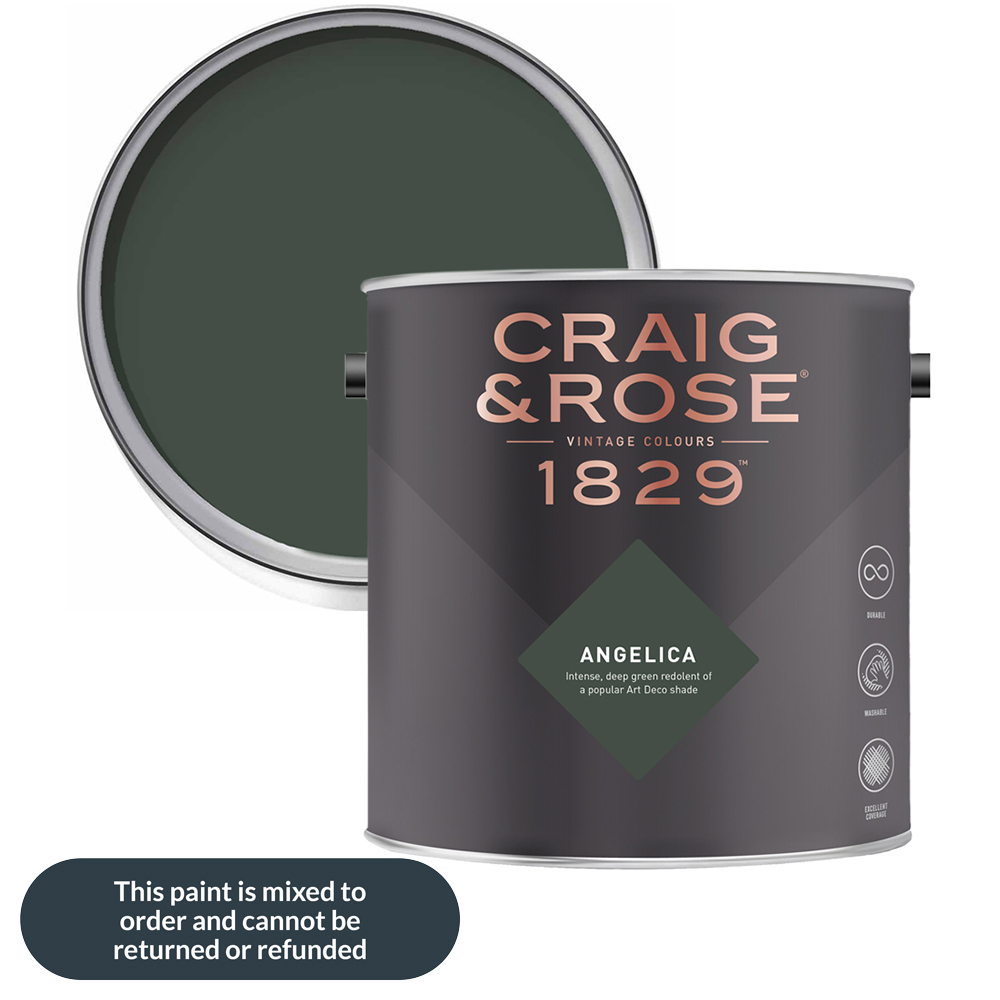 Craig & Rose Kitchen and Bathroom Angelica Eggshell Paint 750ml