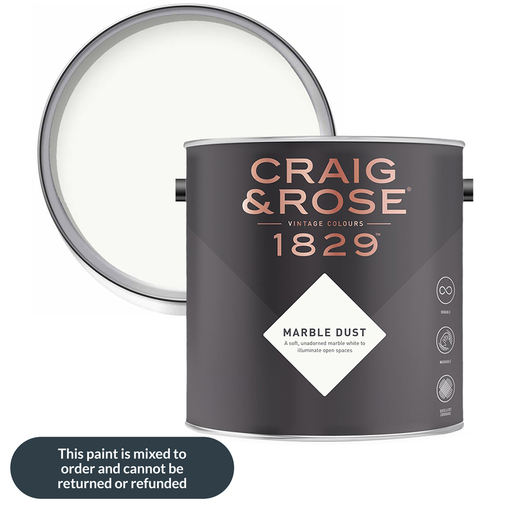 Craig & Rose Kitchen and Bathroom Marble Dust Eggshell Paint 750ml