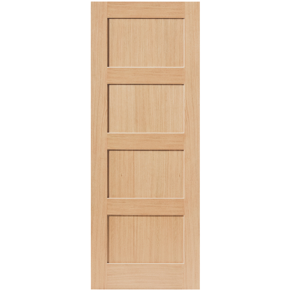 JB Kind Snowdon Oak Veneered FD30 Unfinished Internal Door 1981 x 838mm