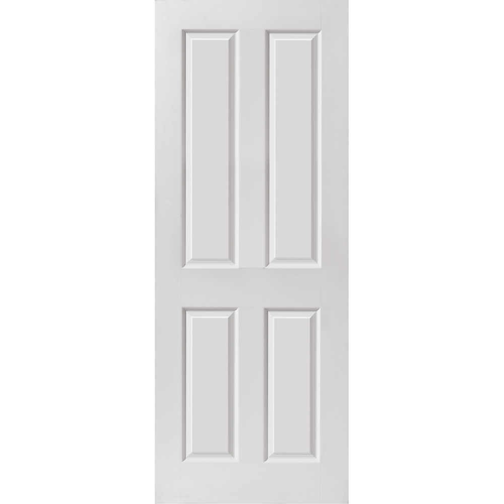 JB Kind Canterbury Smooth White Primed FD30 Internal Door 1981 x 838mm