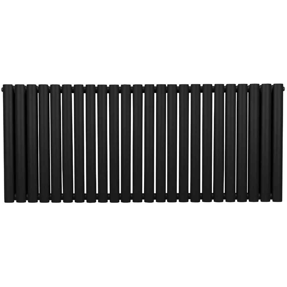 Monster Shop Black Oval Column Radiator 600 x 1440mm - Steel - 6440BTU