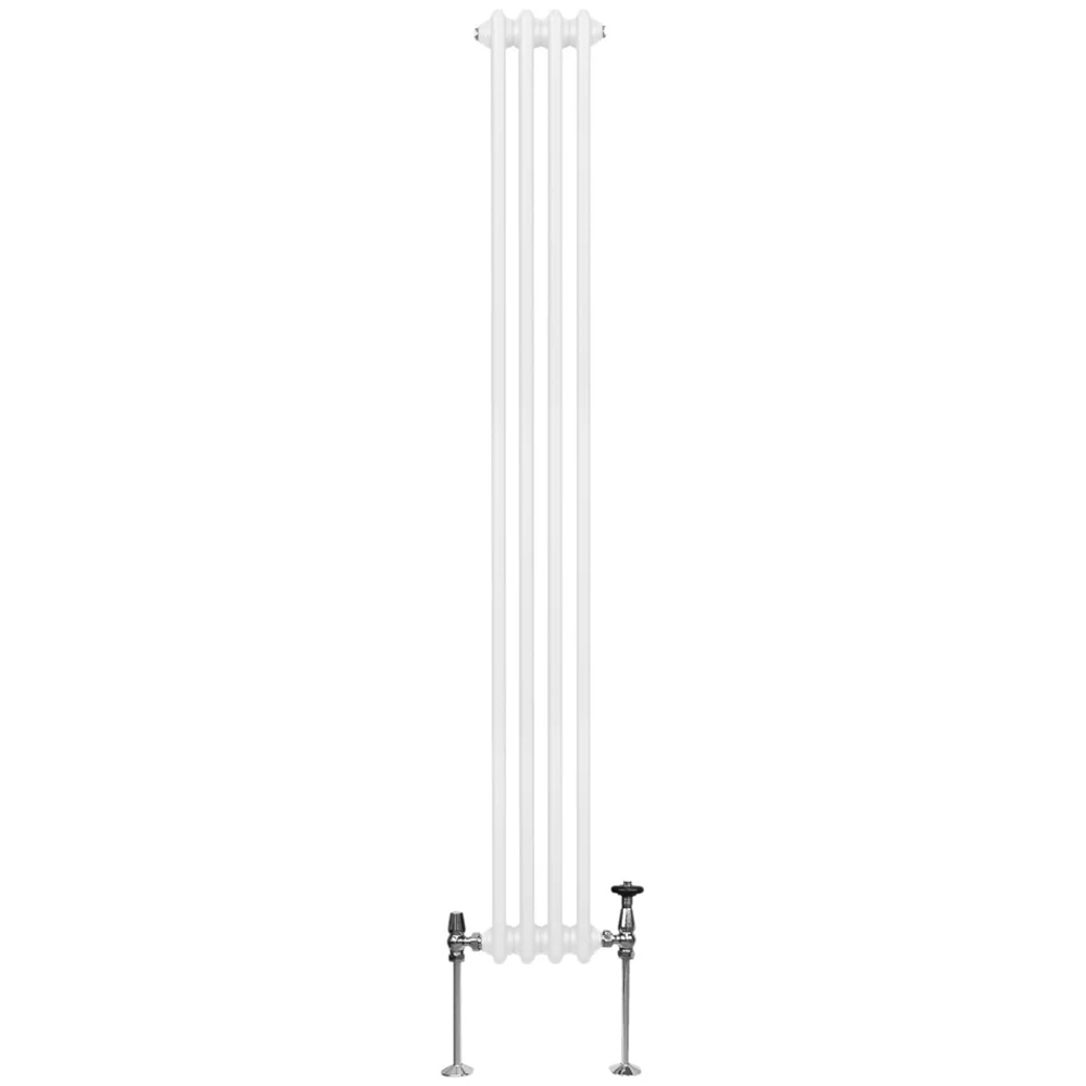 Monster Shop White Traditional 3 Column Radiator 1800 x 202mm - 2639 BTU - Steel