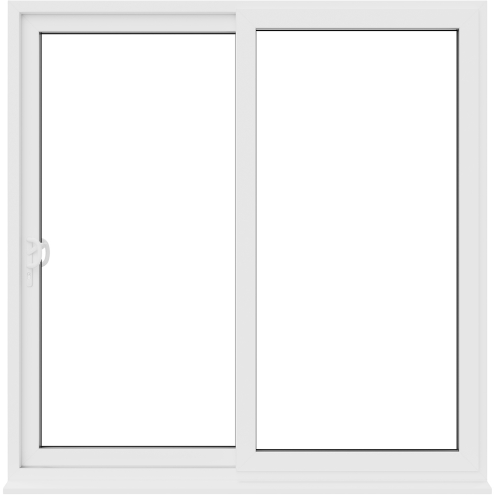 Crystal-Direct uPVC Sliding Patio Door - White - 2390x2090mm