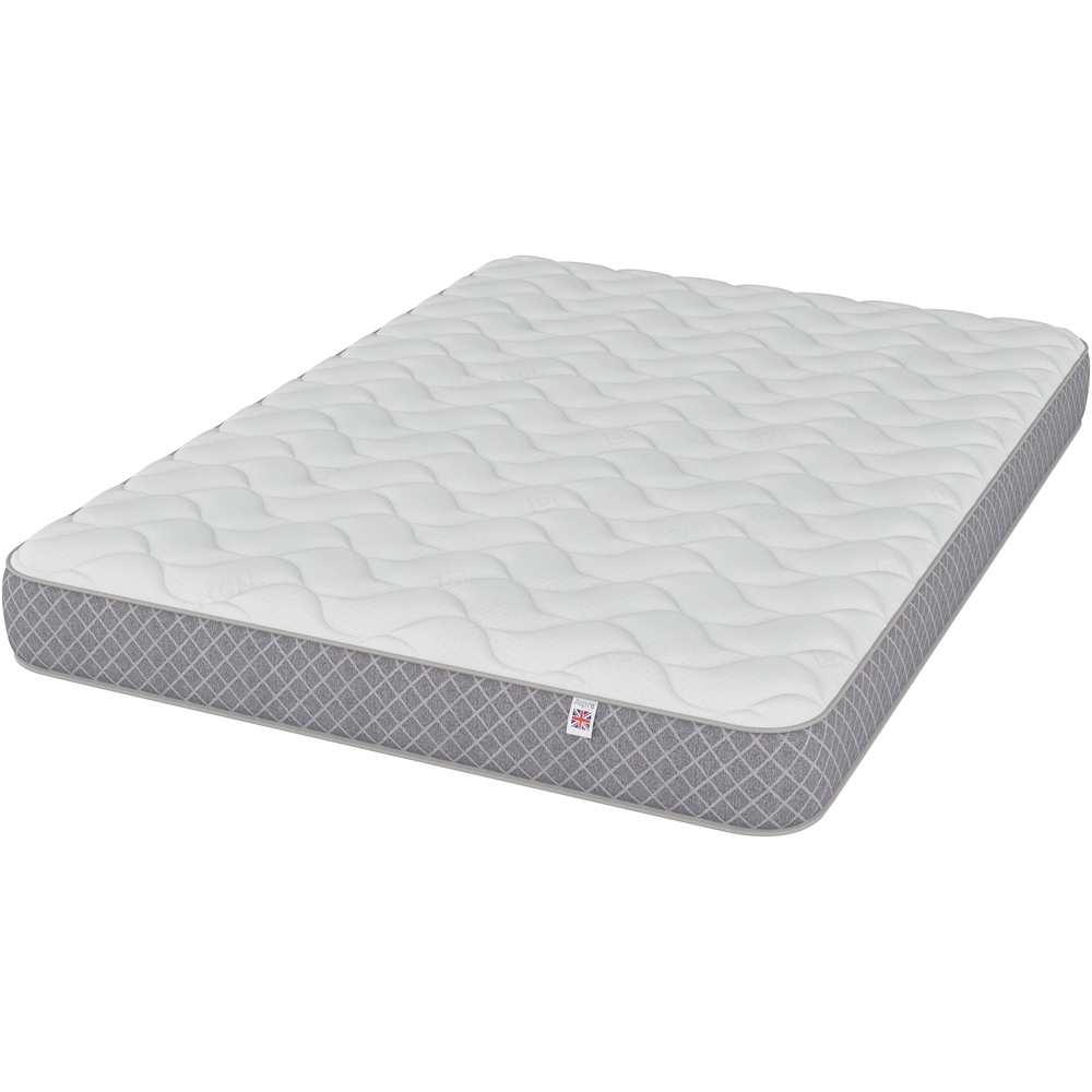 Aspire Beds White Aspire Furniture Single 800 Eco Foam Hybrid Sprung Support Mattress Medium