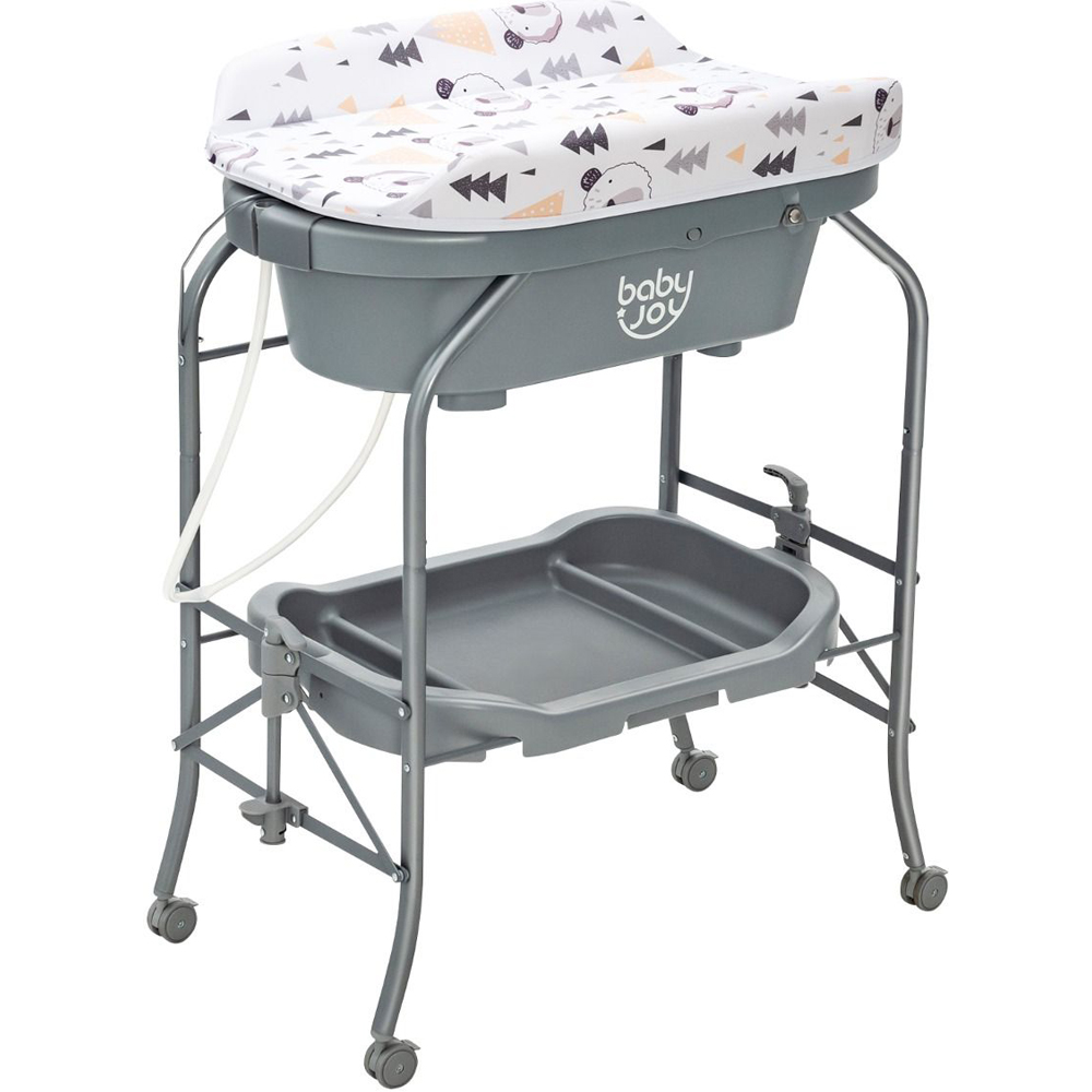 Costway 2 in 1 Baby Changing Station with Bathtub