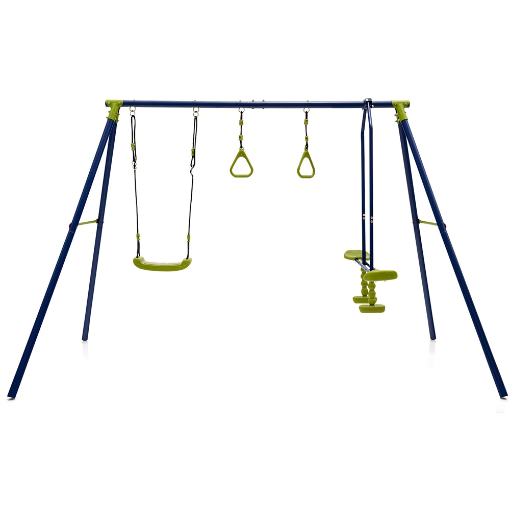 Costway 3 in 1 Multifunction A Frame Swing Set