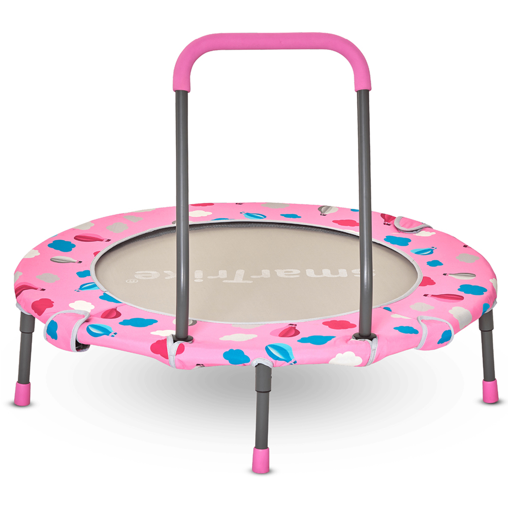 smarTrike Pink Kids 3 in 1 36 inch Trampoline