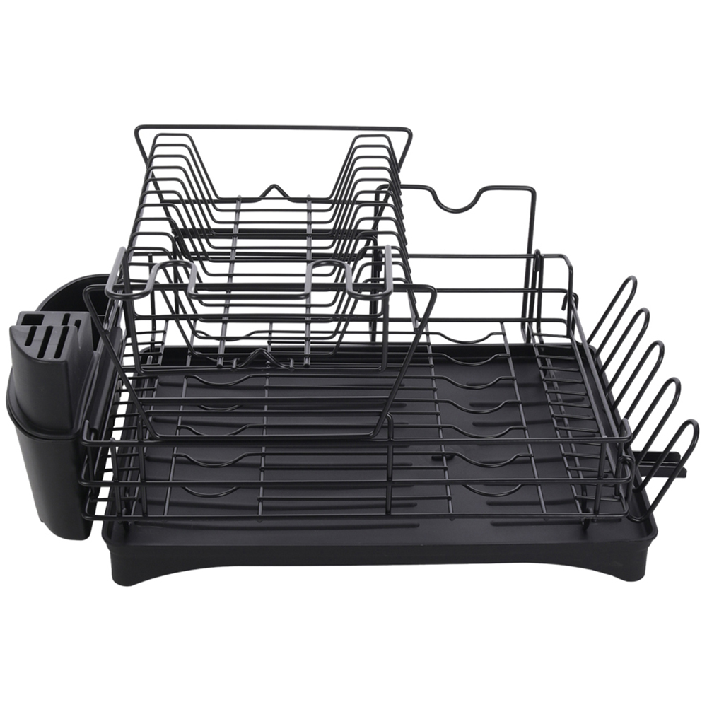 Living and Home 2 Tier Multifunctional Detachable Dish Drainer Rack