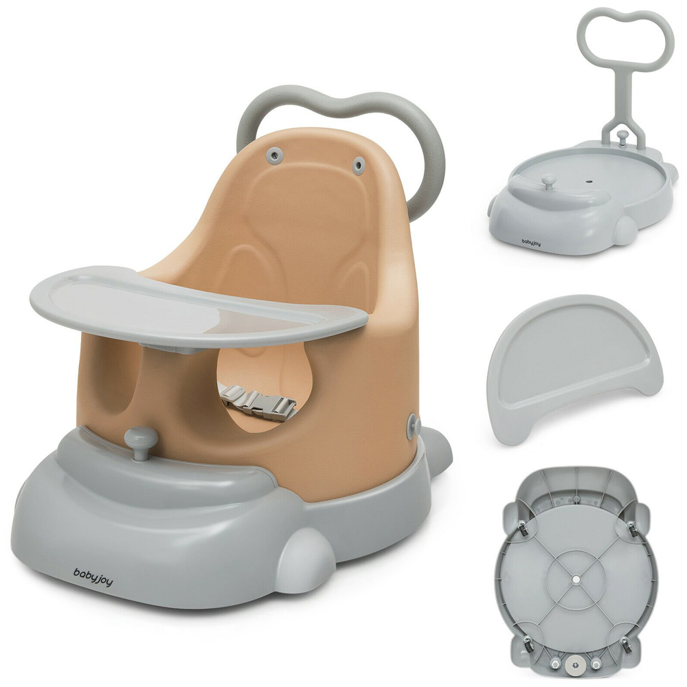 Costway Yellow 6 in 1 Baby Walker Training Set