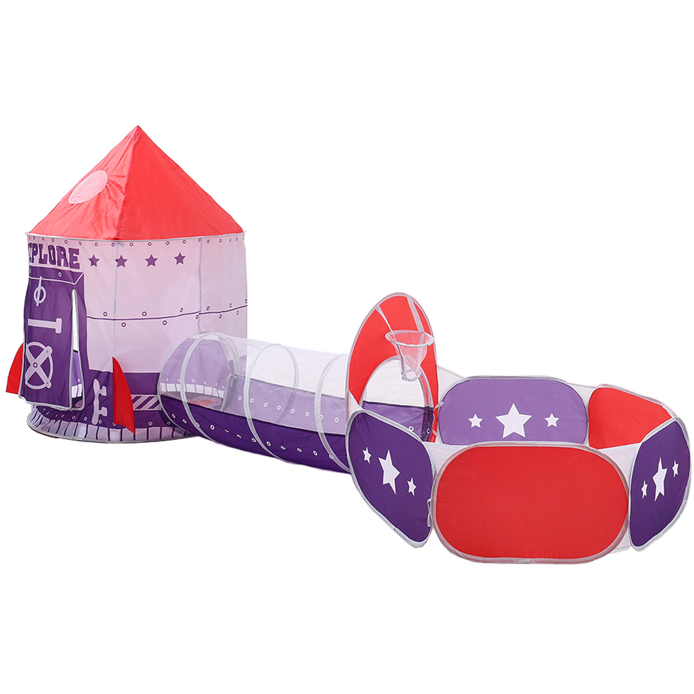 Living and Home Kids 3 in 1 Play Tent with Ball Pit