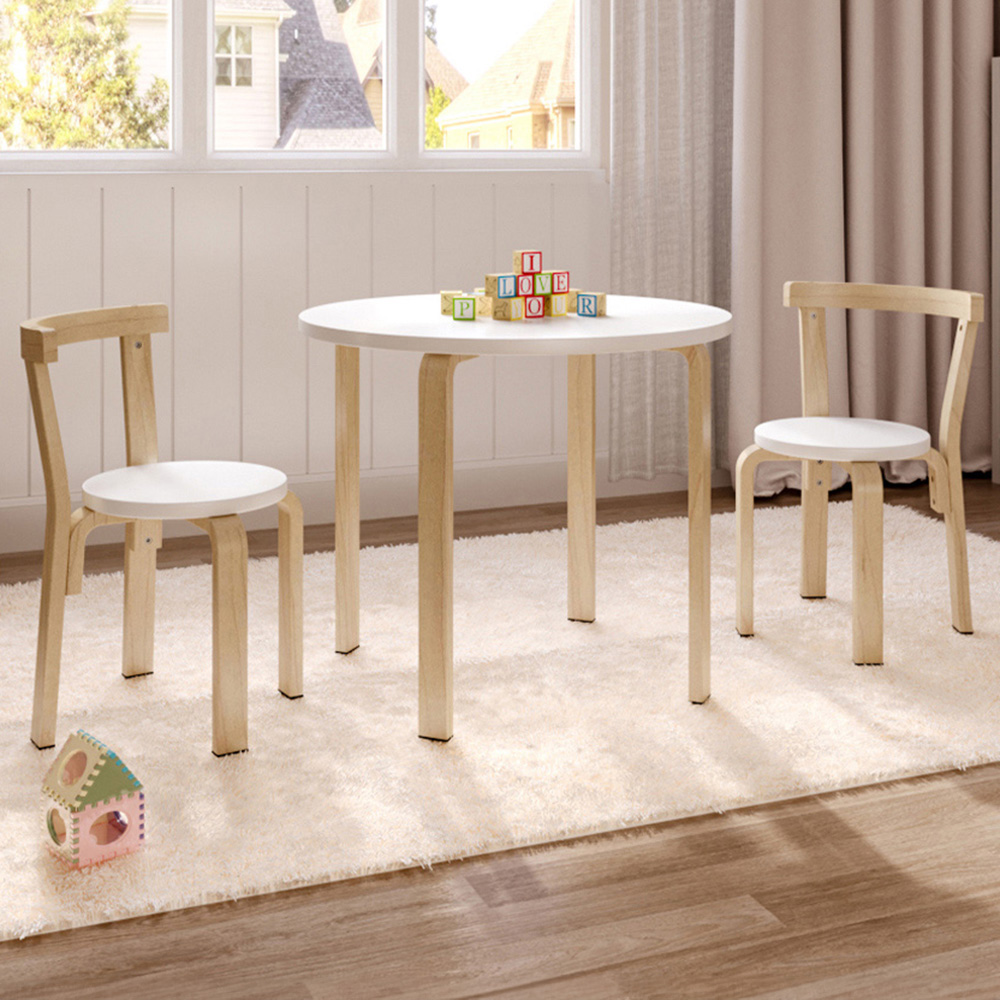 Living and Home 2 Seater Toddler Play Table and Chair Set