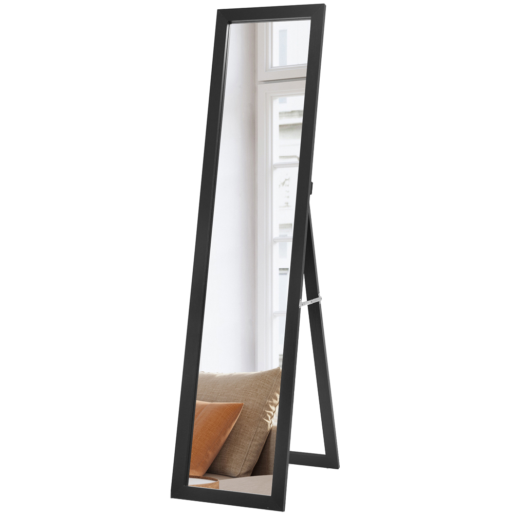 Costway Black Wooden Full Length Mirror 153 x 37cm