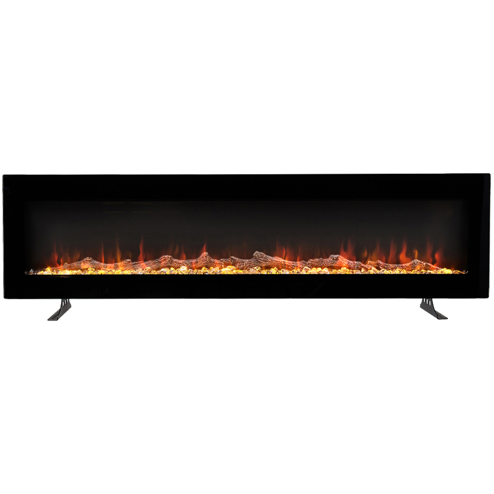 Living and Home 50 Inch Electric Fireplace Wall Mounted or Freestanding Heater 12 Flame Colours