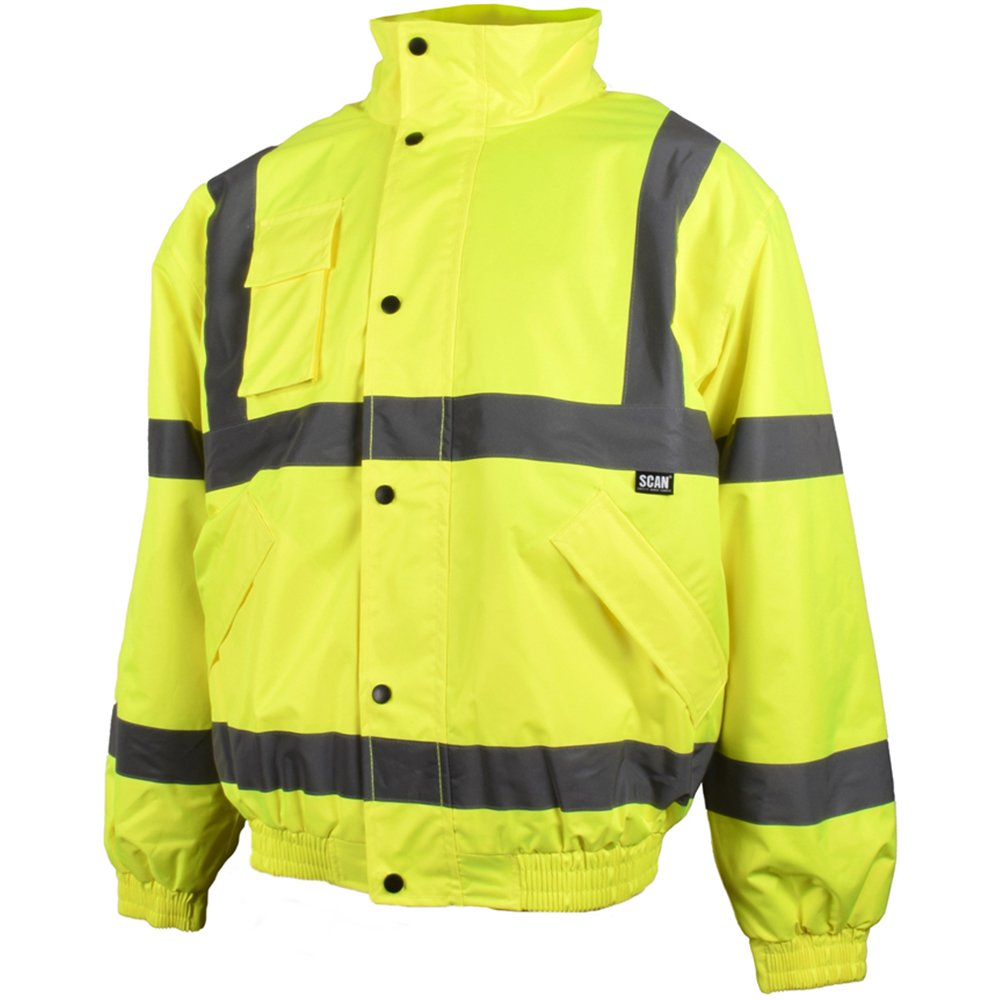 Scan Hi Visibility Bomber Jacket XXL Yellow