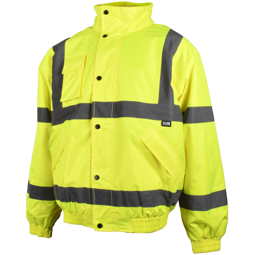 Scan Hi Visibility Bomber Jacket XXXL Yellow