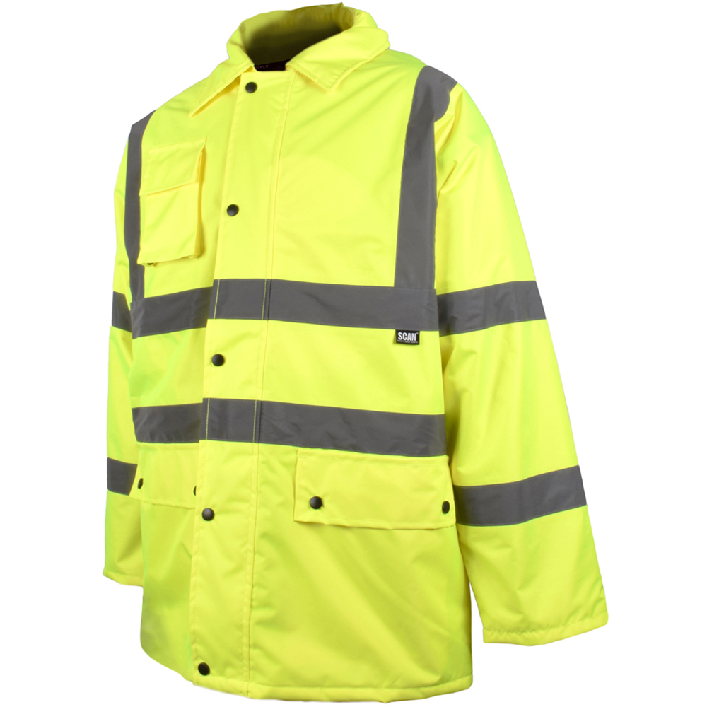 Scan Hi Visibility Motorway Jacket Medium Yellow