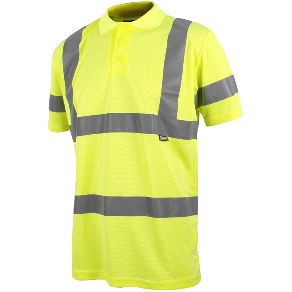Scan Hi Visibility Polo Shirt XXL Yellow