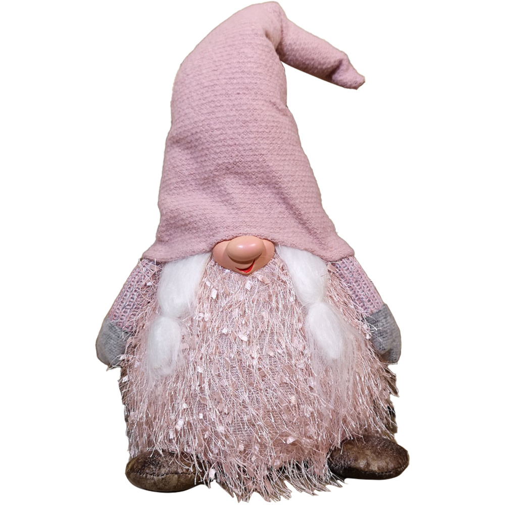 Samuel Alexander Pink Female LED Gonk Christmas Decoration 30cm