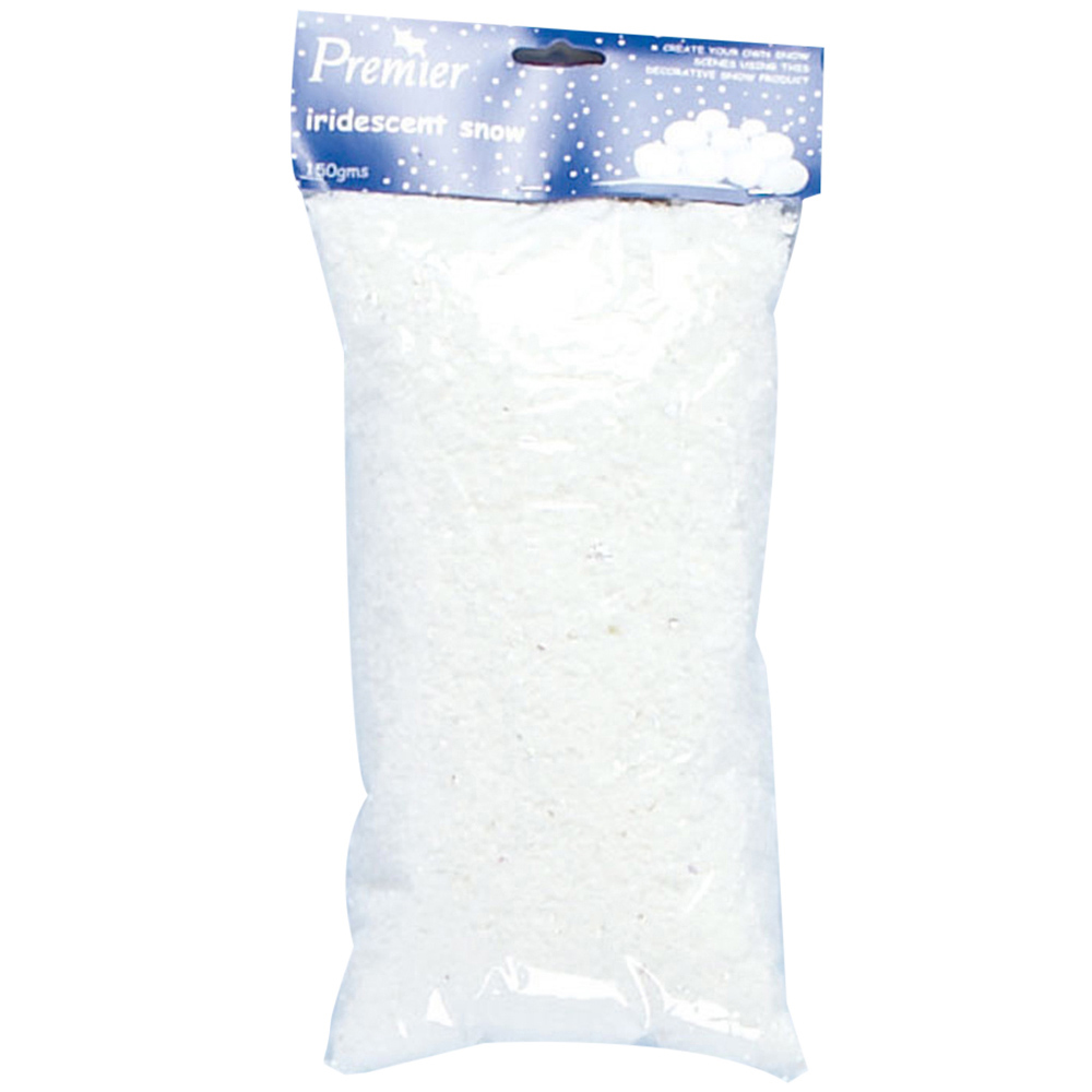 Samuel Alexander Frosted Iridescent Fake Snow Decoration 3 Pack