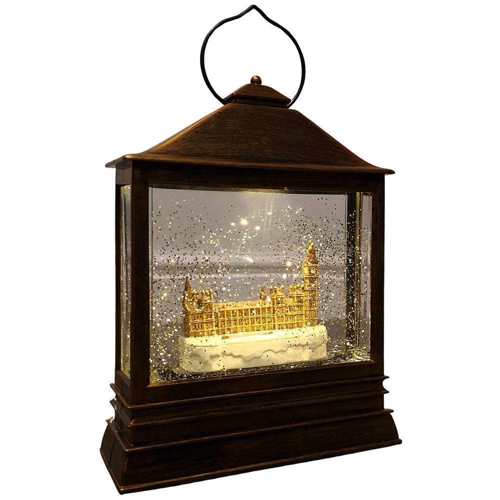 Samuel Alexander Houses of Parliament Christmas Water Spinner Lantern 30cm