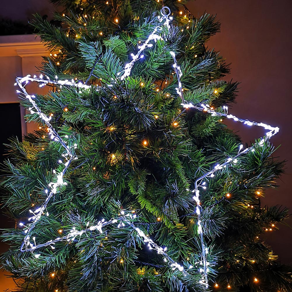 Samuel Alexander Animated Star Silhouette LED Outdoor Christmas Decoration 60cm