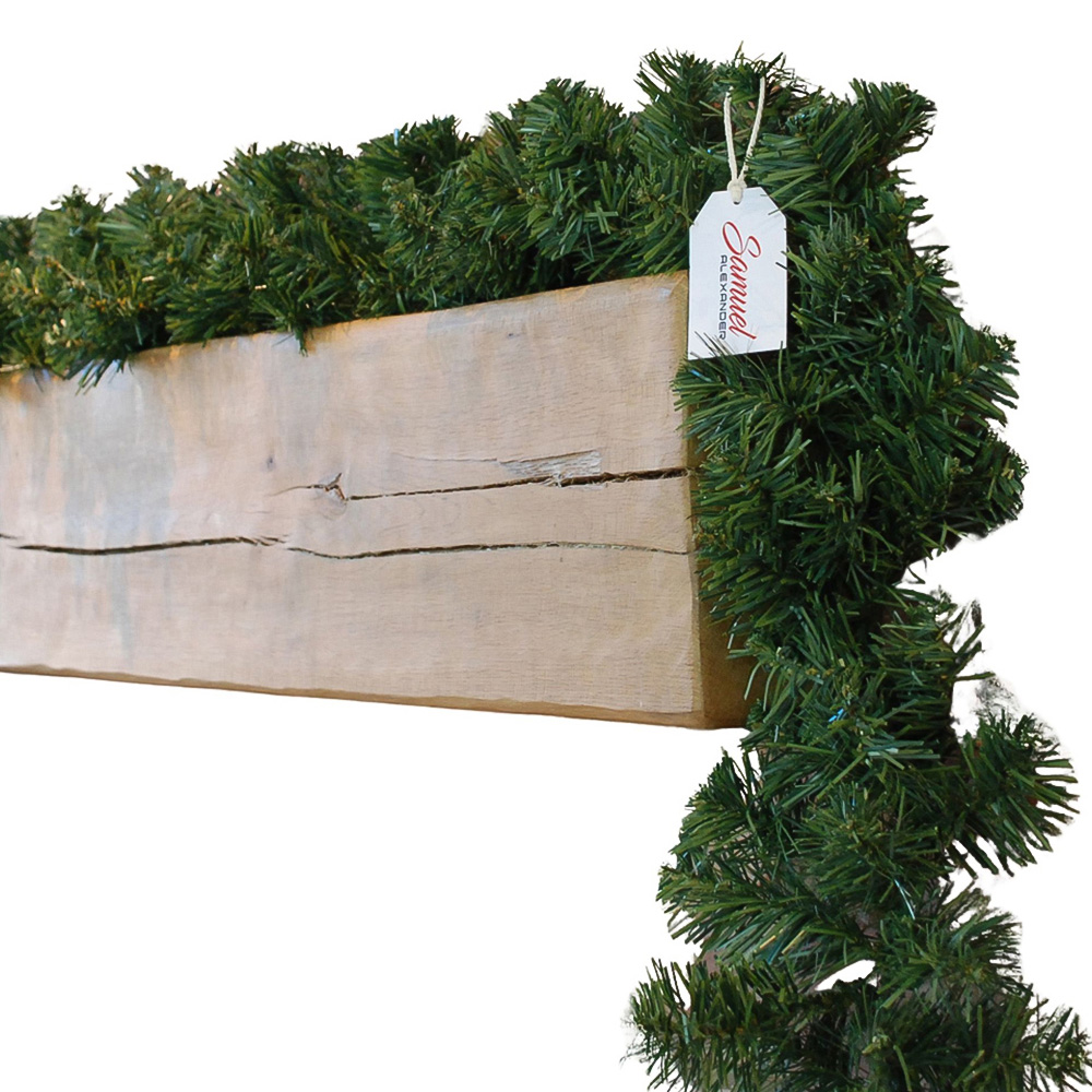 Samuel Alexander Imperial Pine Christmas Garland Plain Green 270cm 2 Pack