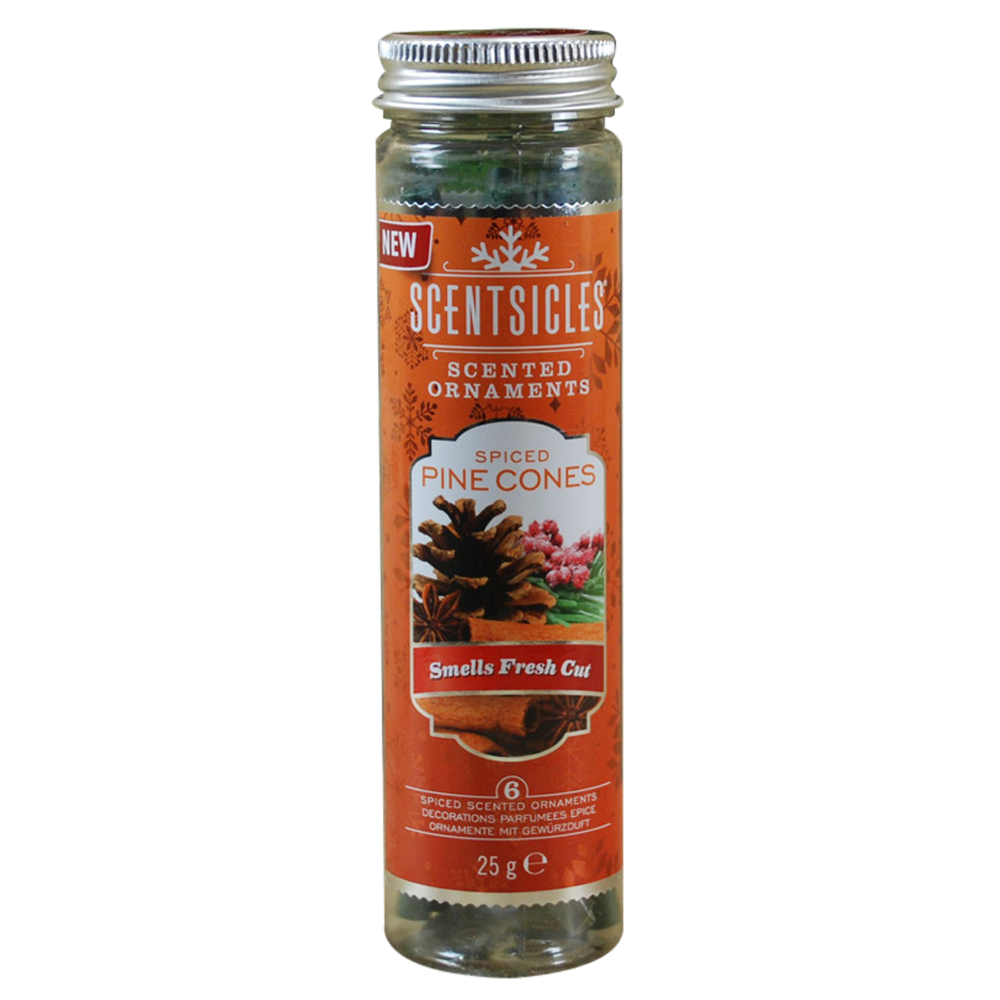 Samuel Alexander Spiced Pine Cone Scentsicles Hanging Sticks 3 x 6 Pack