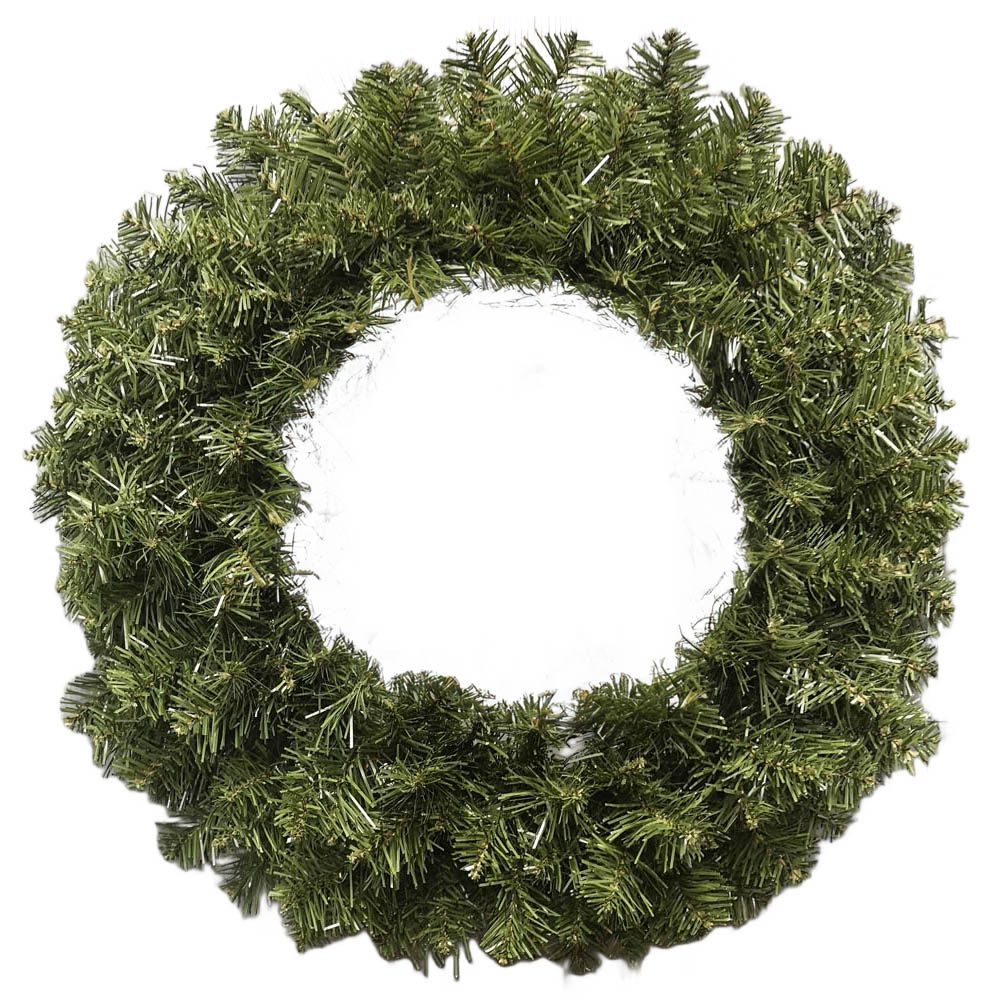 Samuel Alexander Imperial Pine Christmas Door Wreath Plain Green 60cm