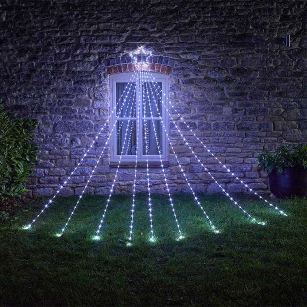 Samuel Alexander Cool White LED Shooting Christmas Star Light 3m