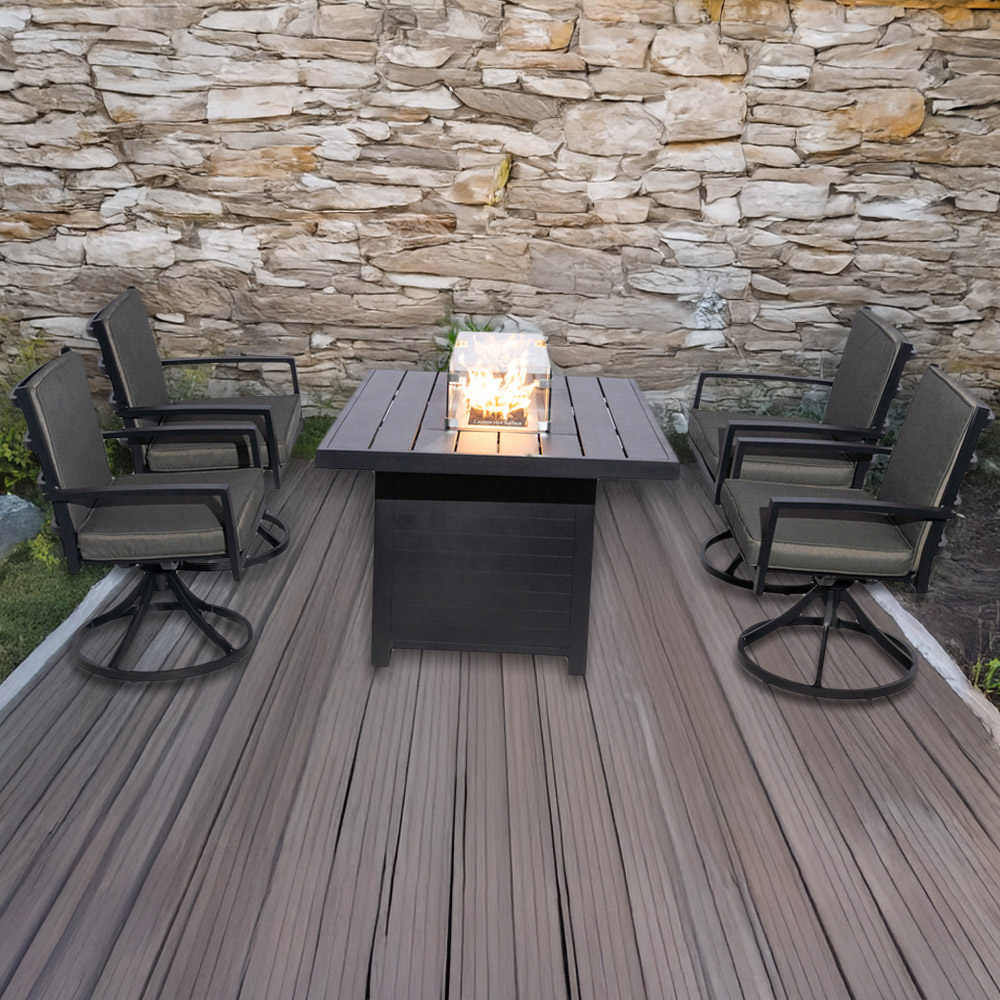 Furniture One 4 Seater Aluminium Garden Dining Set