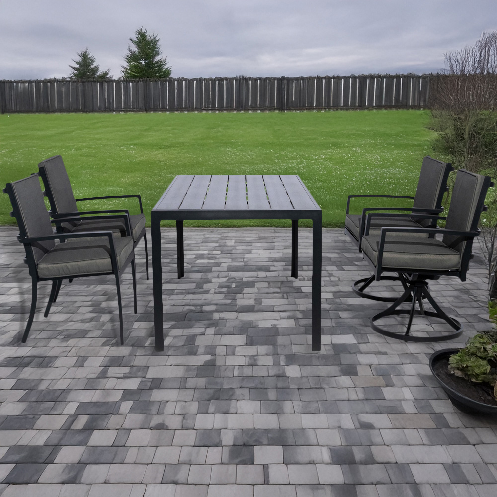 Furniture One 4 Seater Aluminium Garden Dining Set