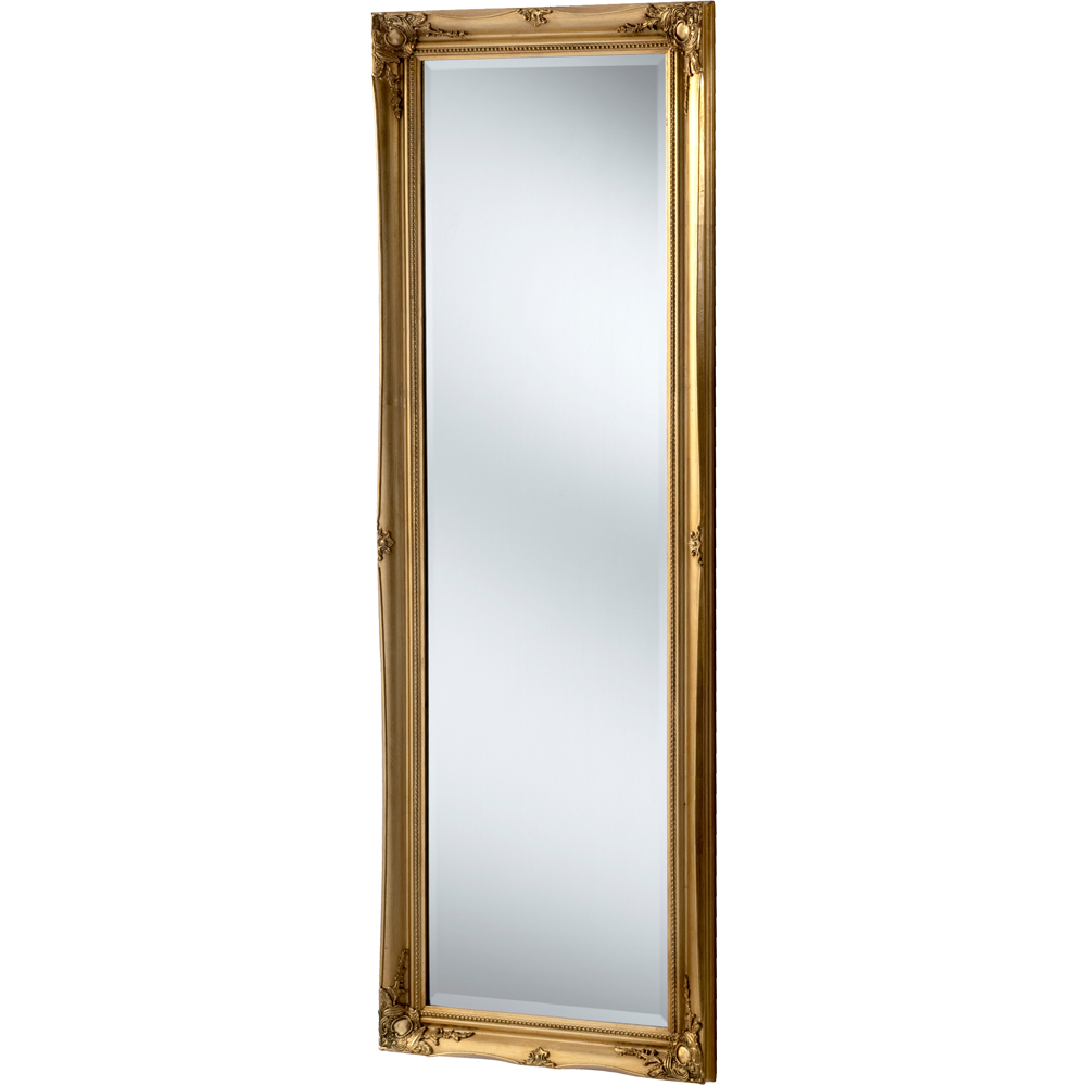 Yearn Gold French Style Full Length Tall Bevelled Mirror 166 x 60cm