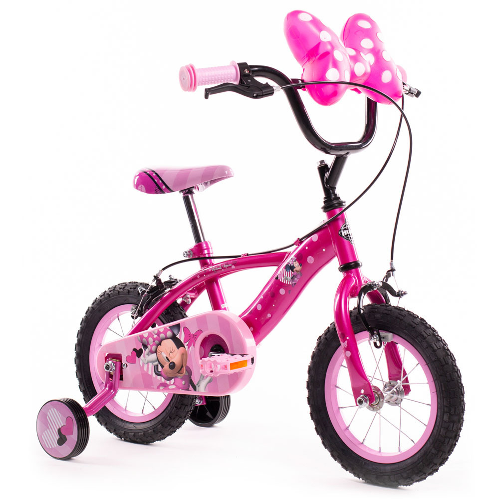 Huffy Disney 12 inch Pink and Black Minnie Mouse Children's Bike