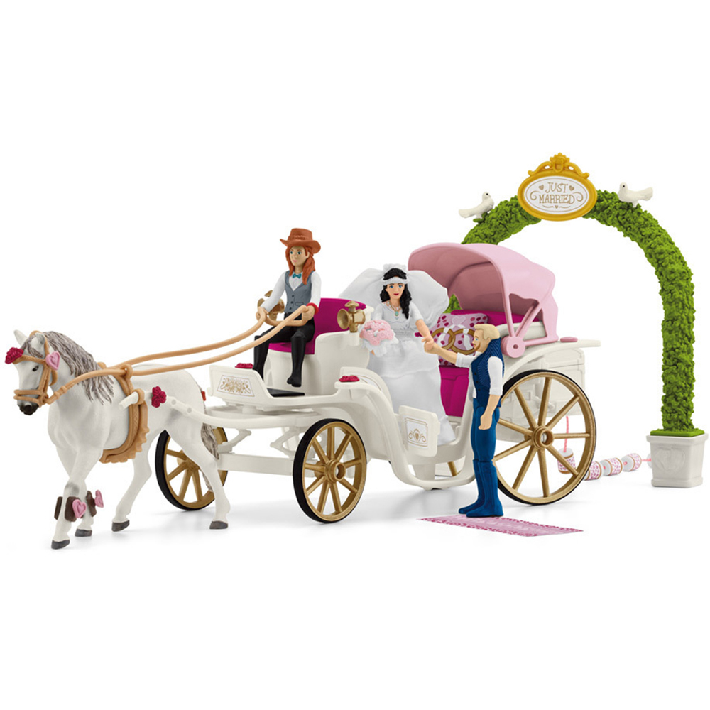 Schleich Horse Club Wedding Carriage Toy Playset