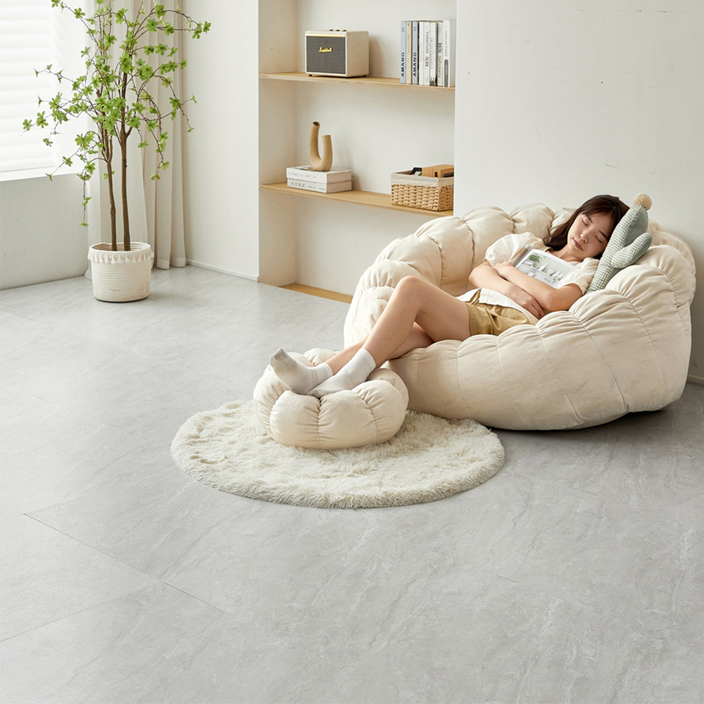 Gr8 Home Grey Marble Effect Self Adhesive Floor Tile 36 Pack