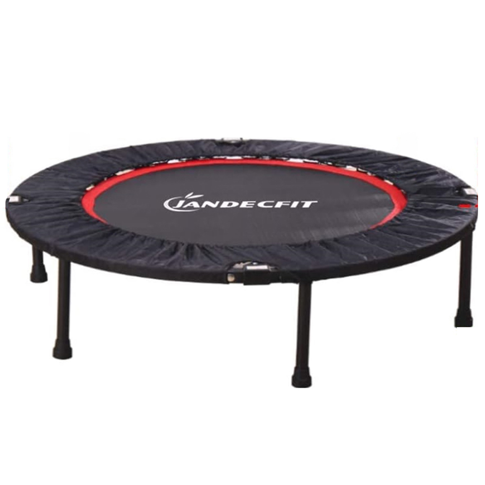 Jandecfit 3.3ft Black and Red Foldable Mini Trampoline