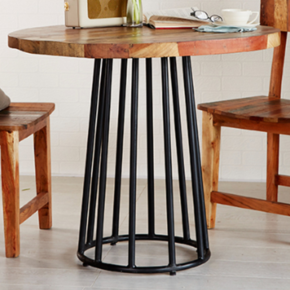 Brooklyn Camea 2 Seater Wooden Round Dining Table