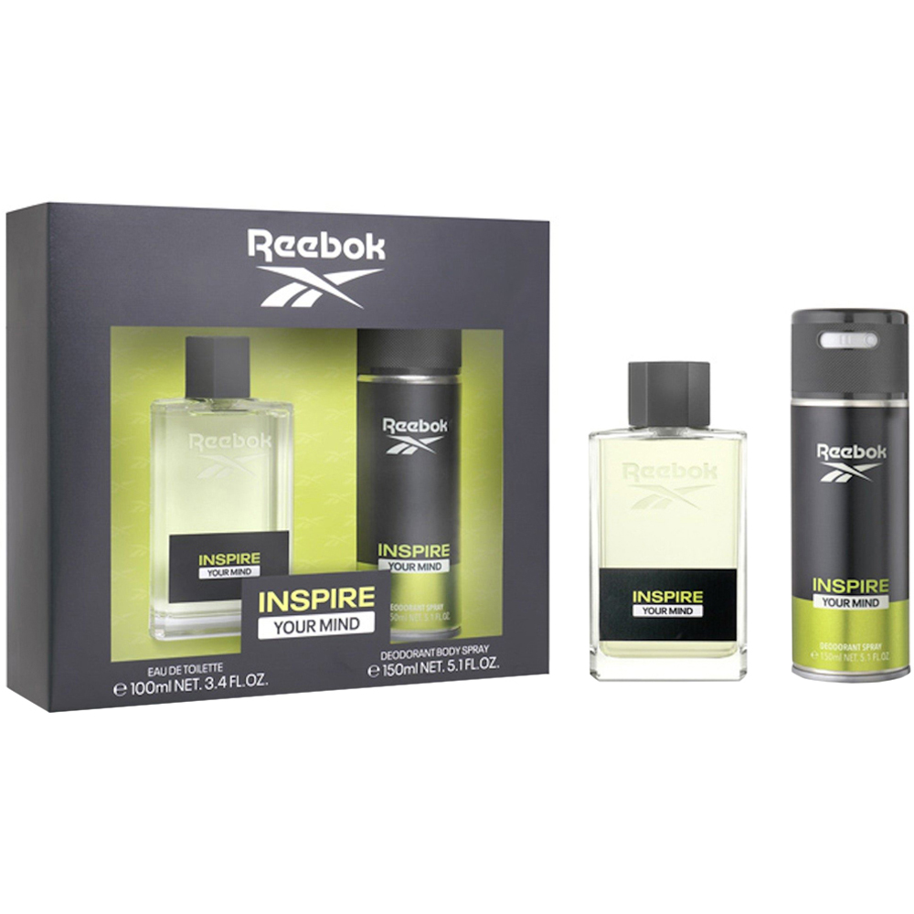 Reebok Inspire Your Mind Men Eau De Toilette 100ml Gift Set