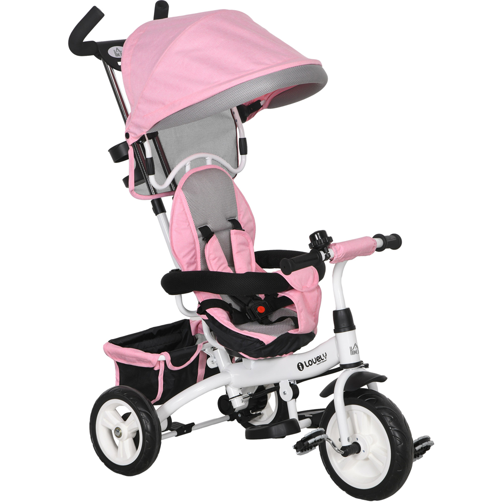 Tommy Toys Pink 6 in 1 Kids Trike