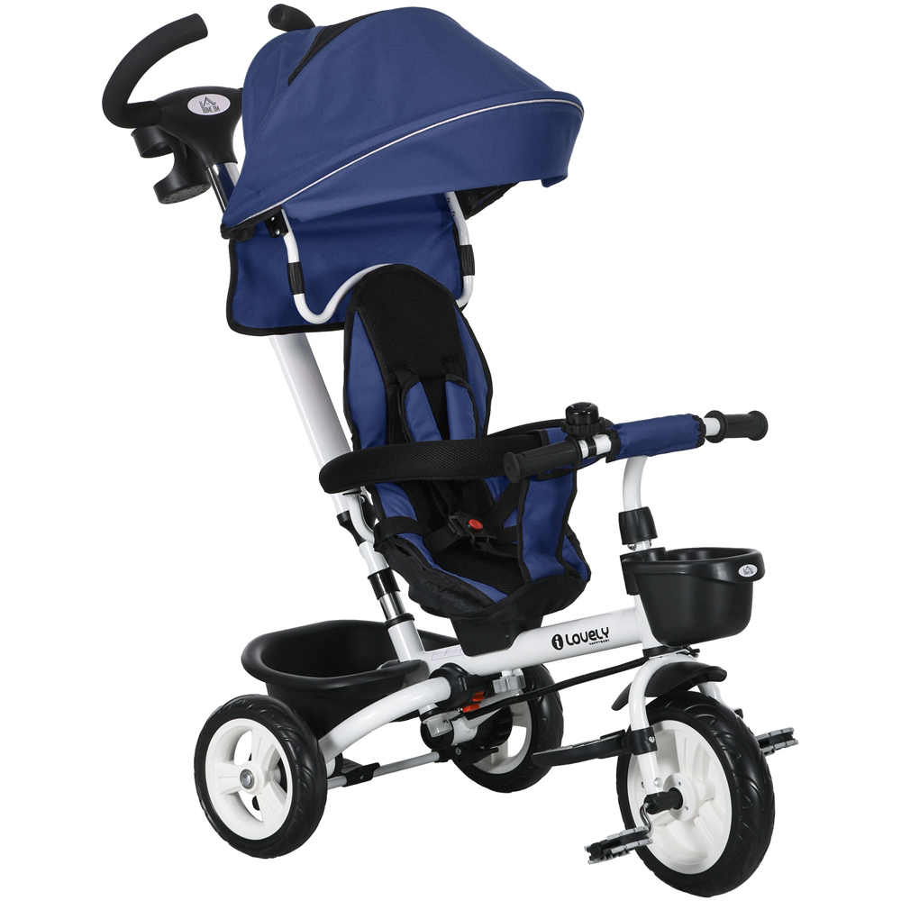 Tommy Toys Dark Blue 6 in 1 Toddler Trike