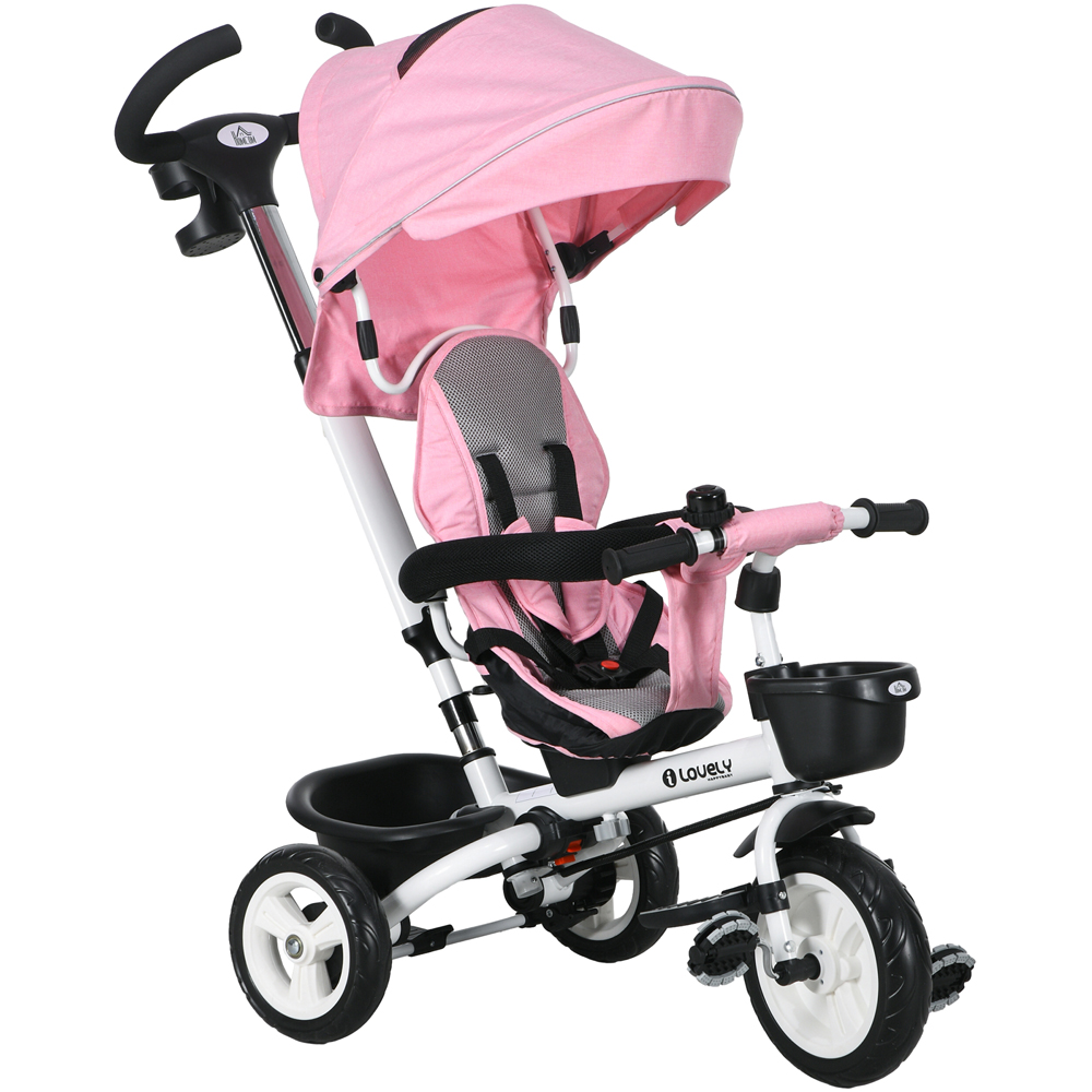 Tommy Toys Pink 6 in 1 Toddler Trike