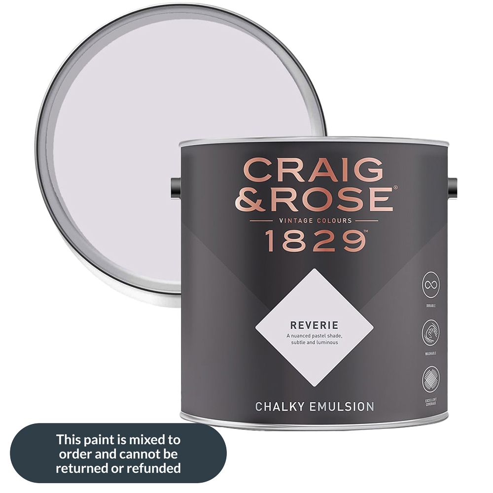 Craig & Rose 1829 Vintage Walls and Ceilings Reverie Chalky Matt Emulsion Paint 2.5L