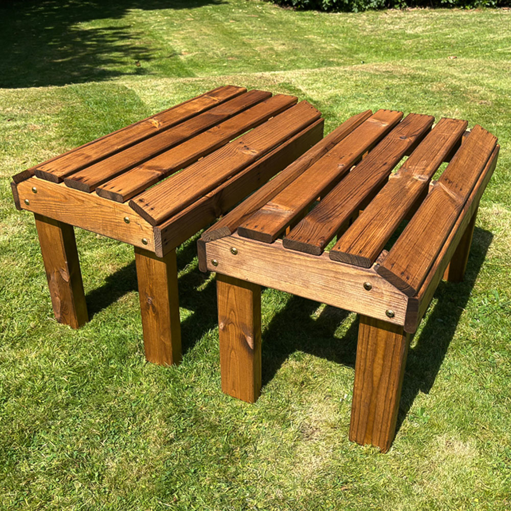 Charles Taylor Knights Single Seater Garden Bench Set of 2